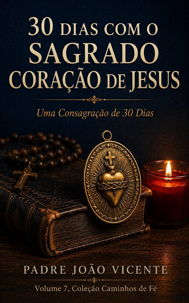 Capa de 30 Dias com o Sagrado Coração de Jesus