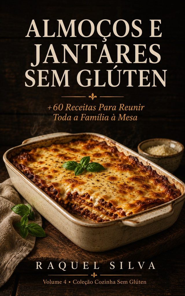 Capa de Almoços e Jantares Sem Glúten